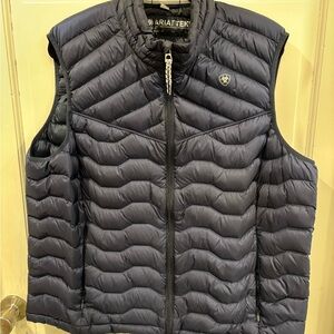 Ariat Navy Blue Quilted Vest XXL